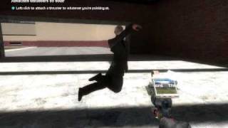 Gmod 10 tutorial: how to make ragdolls have spaz attacks like in the movies