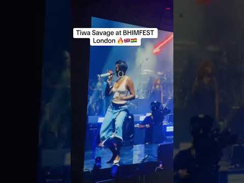Tiwa Savage surprised Stonebwoy at BHIMFEST London 🔥🇬🇭🇬🇧