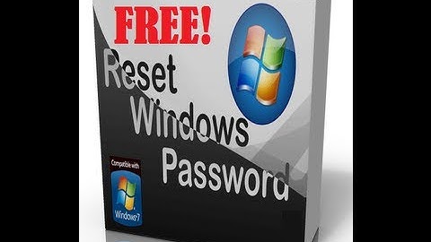 How to Reset Windows 7/ Vista Password (easy way) + FREE !!