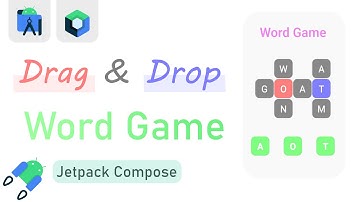 Drag & Drop | Word Game in Jetpack Compose | Android Studio Tutorial Kotlin