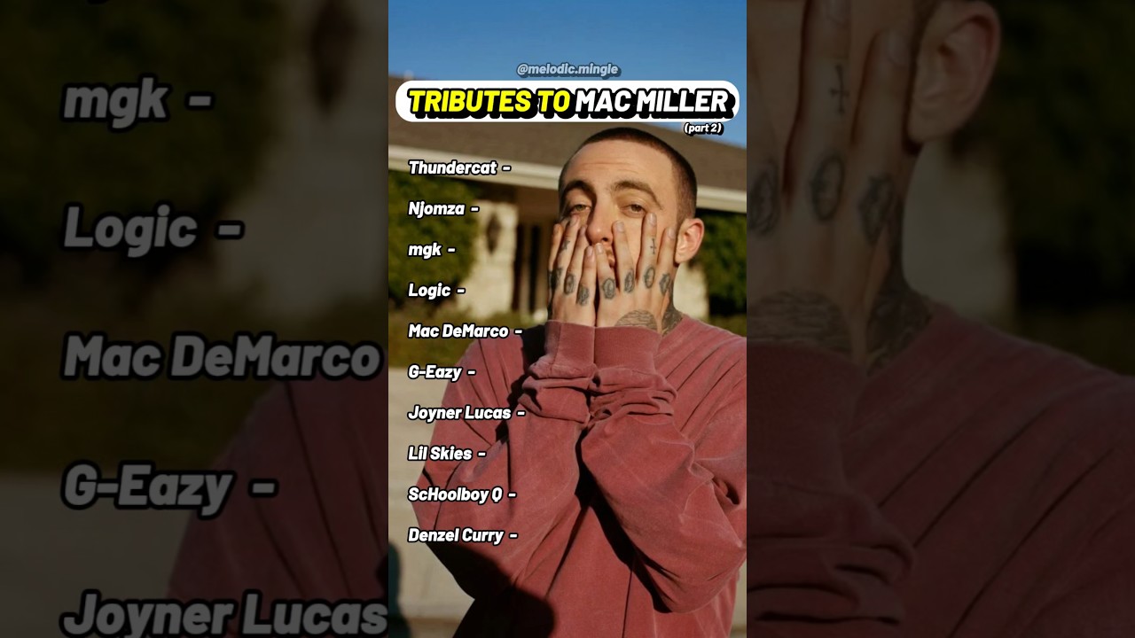 Tributes to Mac Miller PART 2 