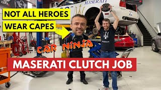 Career Overview Replacing The Clutch On The Car Trek Maserati With The CAR NINJA Was *Almost* A DISASTER...