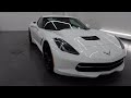 2019 Chevrolet Corvette 1LT Arctic White Used. walk around for sale in Fond Du Lac, Wisconsin,