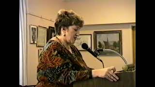 Галина Старовойтова - выступление в Литературном фонде в США  1993 год