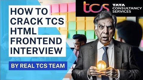 TCS HTML CSS Frontend Real interview By TCS Team || Fresher Interview Preparation #tcsinterview #tcs