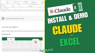 How To Install Claude In Excel? And Democratic Claude In Excel Tamil Prof. Prakash