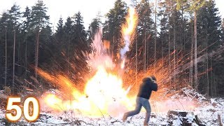 Взрыв 50 мощнейших петард России