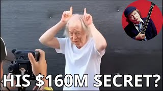 The Lifestyle of Angus Young 2025🎤 Net Worth, Mansion, School uniform, Acdc, Duck walk & Biography