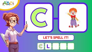 Aprenda a soletrar palavras de 5 letras de A a Z Ensinando ortografia para crian