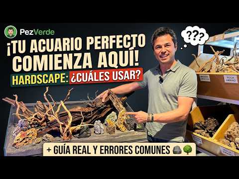 HARDSCAPE en AQUASCAPING: Qué MADERAS y ROCAS usar 🪨 🌳  (Guía REAL + Errores Comunes) | PezVerde