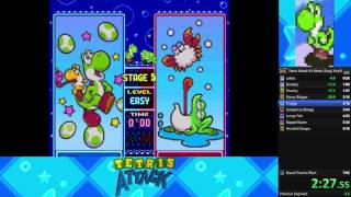 Tetris Attack VS Mode (Easy) 6:30 RTA (Emulator) (PB)