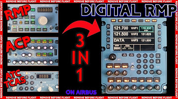 RMP DIGITAL= RMP + ACP + ATC+TCAS CONTROL PANEL ON AIRBUS A320 | DRAIMS #airbusa320