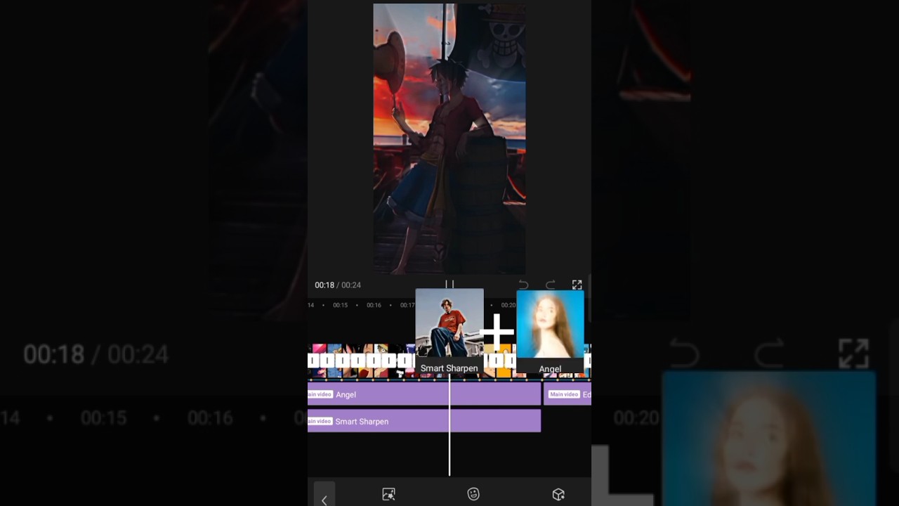 Capcut Anime Edit Tutorial / pro edit / One piece edit  #capcut #animeedit #viral #trending
