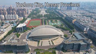 Aerial China：Yuzhou City, Henan Province河南省禹州市