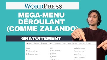 Worpress : réaliser un mega-menu déroulant gratuitement
