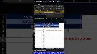 Excel Auto Numbering 🔥 SEQUENCE Function Trick | 1 Click Me Numbering