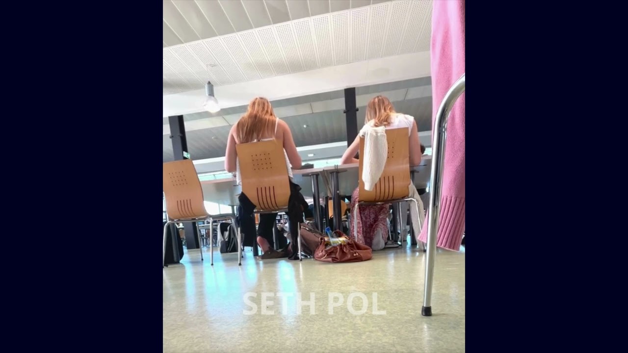 Triple shoeplay feetplay in birkenstock in library (FULL VIDEO IN DESCRIPTIONS)