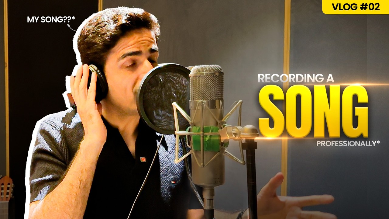 Aaj humne gaana record kiya *PROFESSIONALLY*