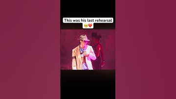 MICHAEL JACKSON LAST REHEARSAL FOOTAGE 2009 THIS IS IT TOUR 🥺❤️❤️