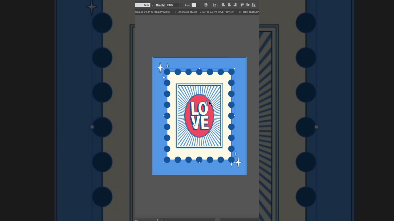 Easy stamp effect in 