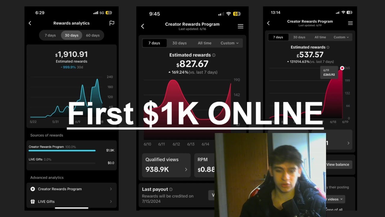 How I made my FIRST $1K ONLINE - YouTube