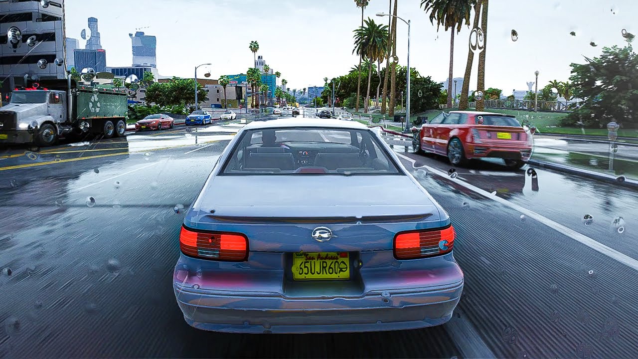 GTA 5: Natural and Realistic Graphics MOD - Ray-Tracing RTX™ 3090 Ultra Graphics Gameplay [PC MODs]