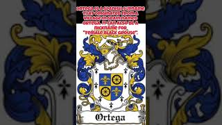 Ortega Surname - Quick Facts #surnames #history #ortega