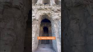 Rome itinerary: San Nicola in Carcere underground, Teatro Marcello, Santa Maria in Campitelli #rome