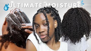 MASTER YOUR MOISTURE ROUTINE | How to Moisturize Low Porosity Hair