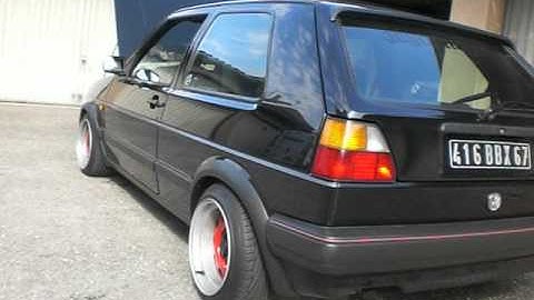 Vw golf mk2 Gti Weber Dcoe Run