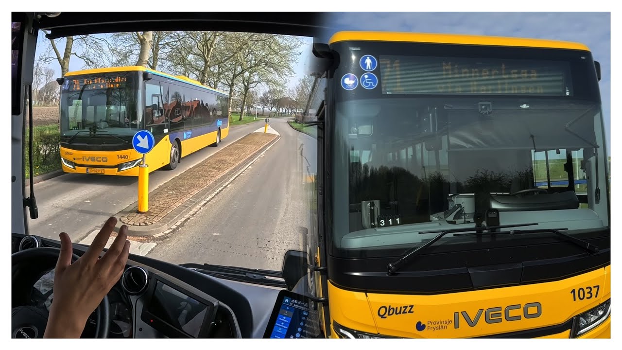 Qbuzz FRL Lijn 71 - Zurich Kop Afsluitdijk - Leeuwarden via Minnertsga