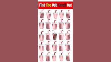 99% Will Fail Guess the odd one out  Hard | Find Challenge | Emoji Quiz |#trending  #viral  #puzzle