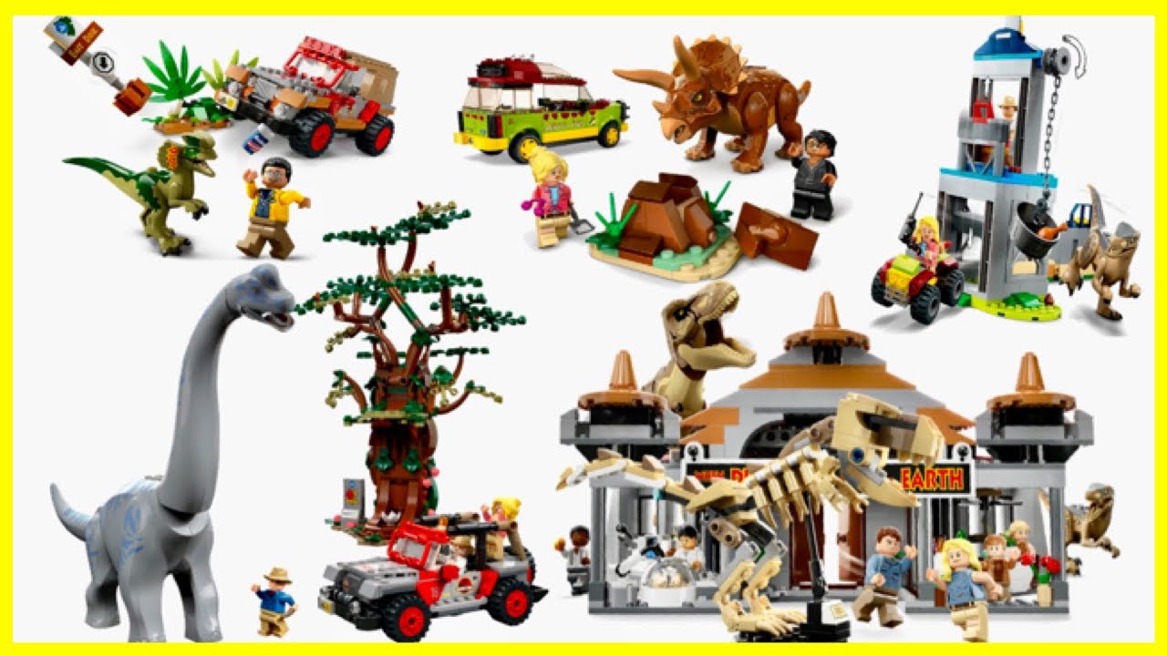 LEGO ジュラシックパーク30周年記念の5種類をチェック! 懐かしの名