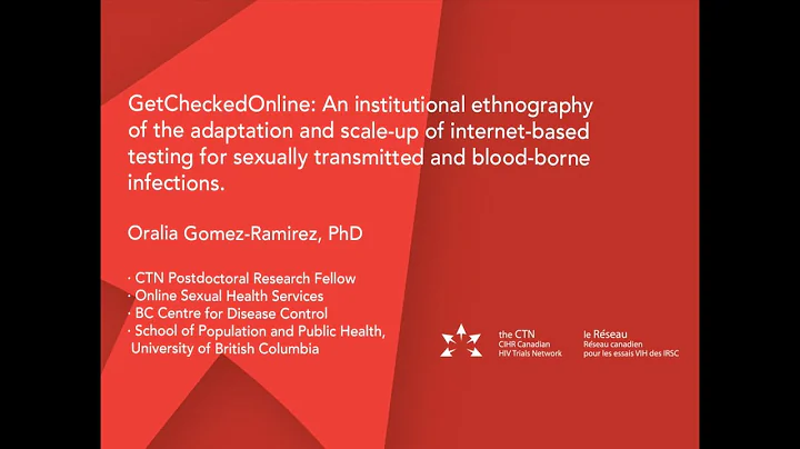 CTN Postdoctoral Fellow: Dr. Oralia Gomez-Ramirez