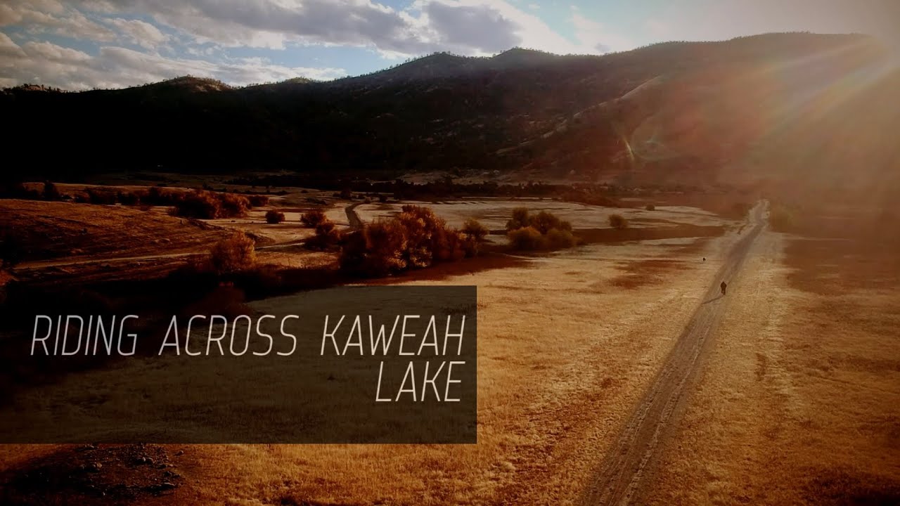 Riding Alone Across Kaweah River/Lake Bed YouTube