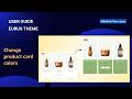 Eurus vs. Sidekick: Change the product card colors