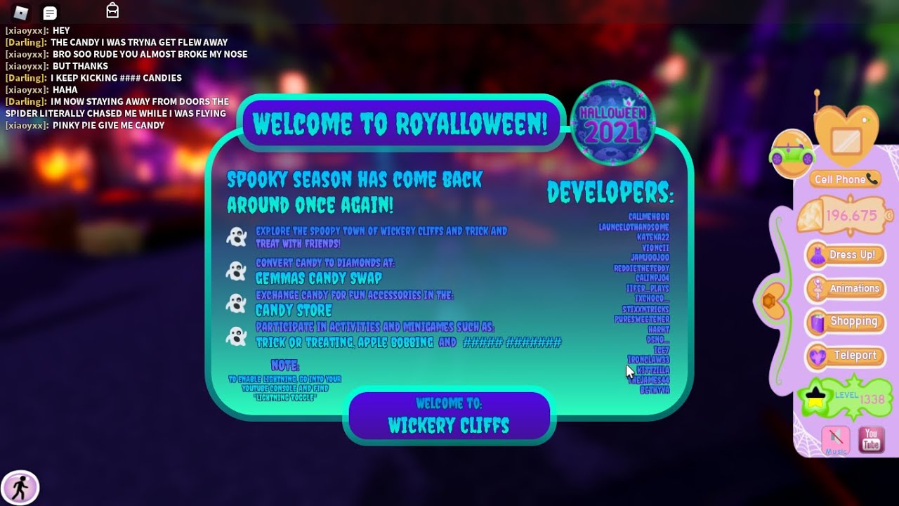 WICKERY CLIFFS HALLOWEEN 2021 ROYALE HIGH UPDATE OUT NOW! YouTube