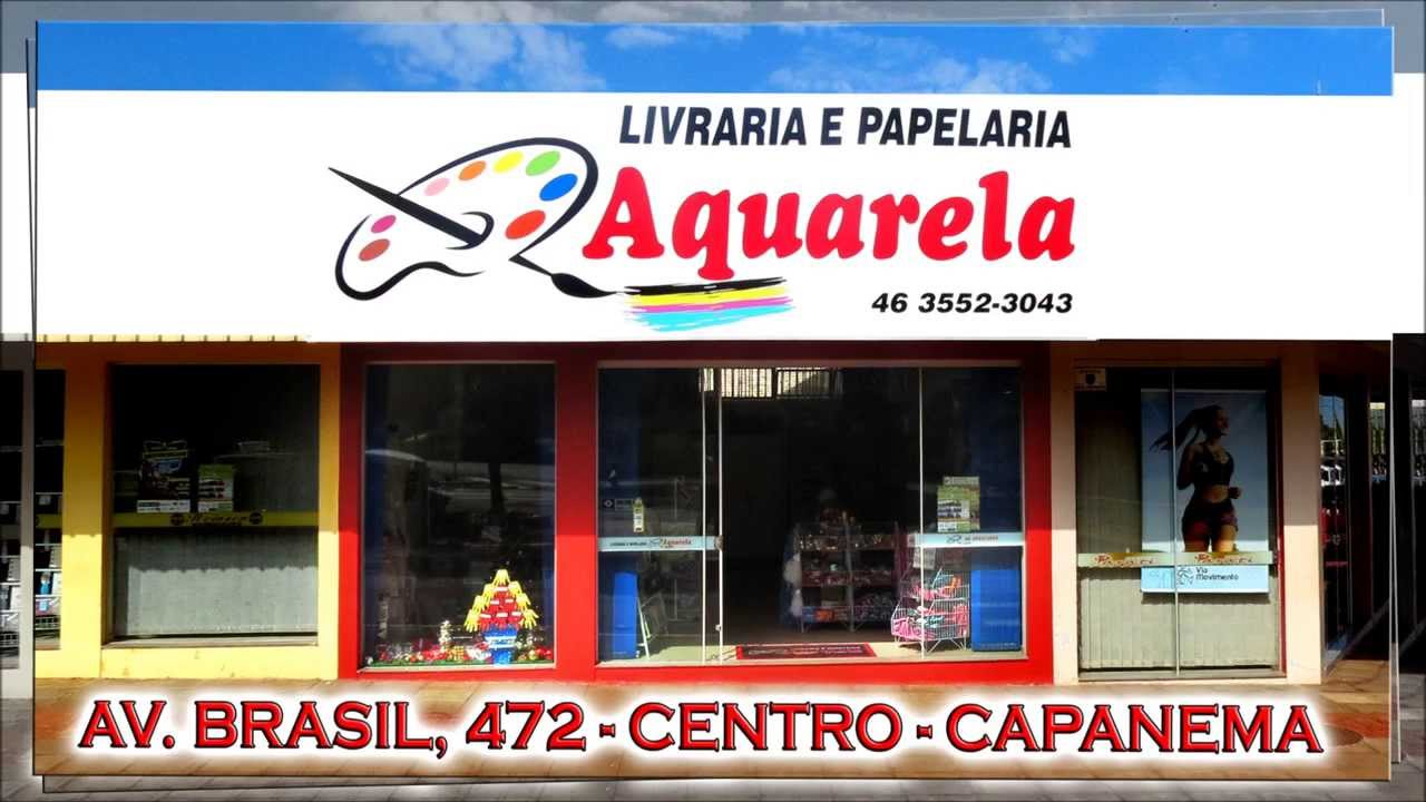 Livraria e Papelaria AQUARELA - YouTube