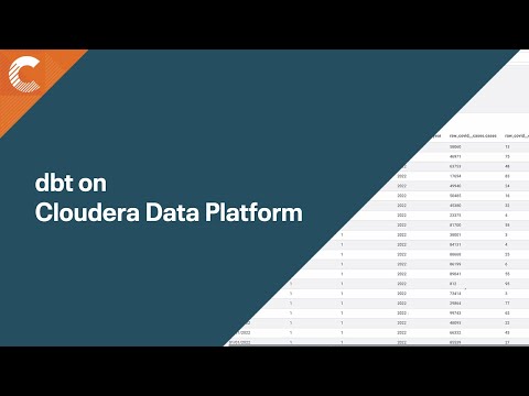 dbt on Cloudera Data Platform