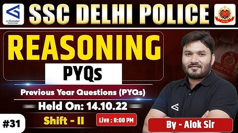 Delhi Police Constable 2025 | Reasoning |  PYQ | #31 | Previous Year Paper Solution | #airGurukul
