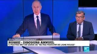 Russie : Vladimir Poutine appelle les Occidentaux à ne 