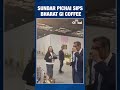 Google CEO Sundar Pichai Visits Bharat GI Coffee Lounge at AI Summit