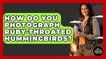 How Do You Photograph Ruby-throated Hummingbirds? - Exploring Campgrounds