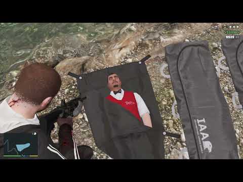 GTA 5 - Crashed Plane Shootout + Six Star Escape