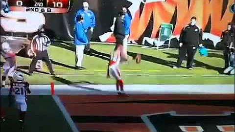 (HD) JEROME SIMPSON FLIP BENGALS WIDE RECEIVER CINCINNATI