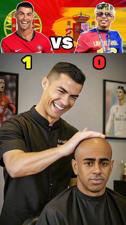 Ronaldo VS Lamine Yamal VS Messi Haircut