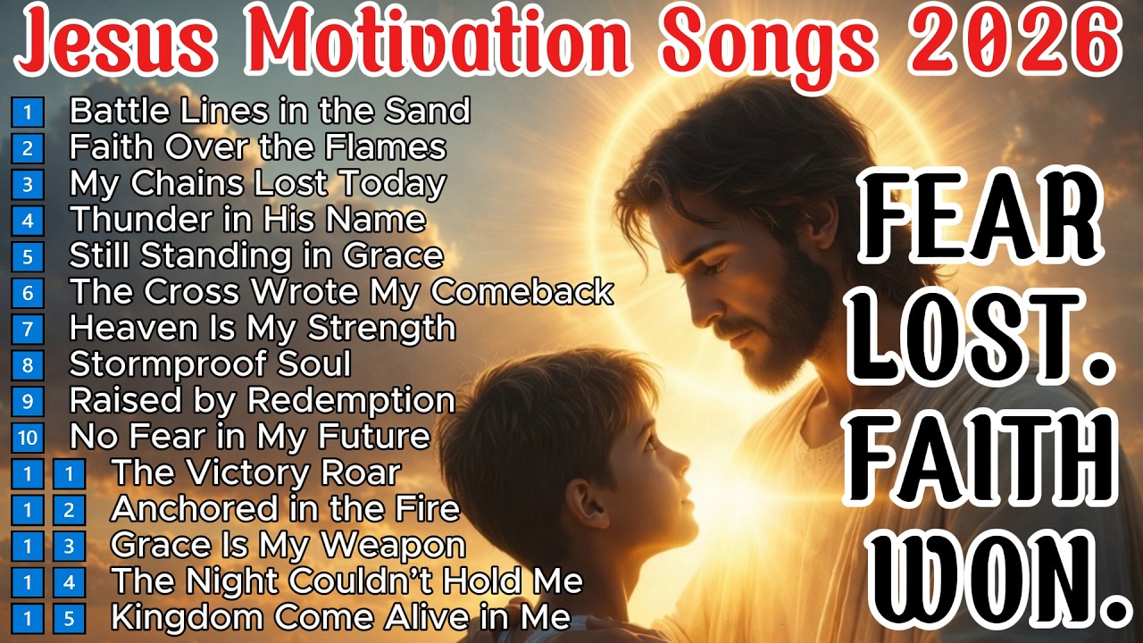 FAITH OVER FEAR 🔥 15 Jesus Motivation Songs to Rise in 2026