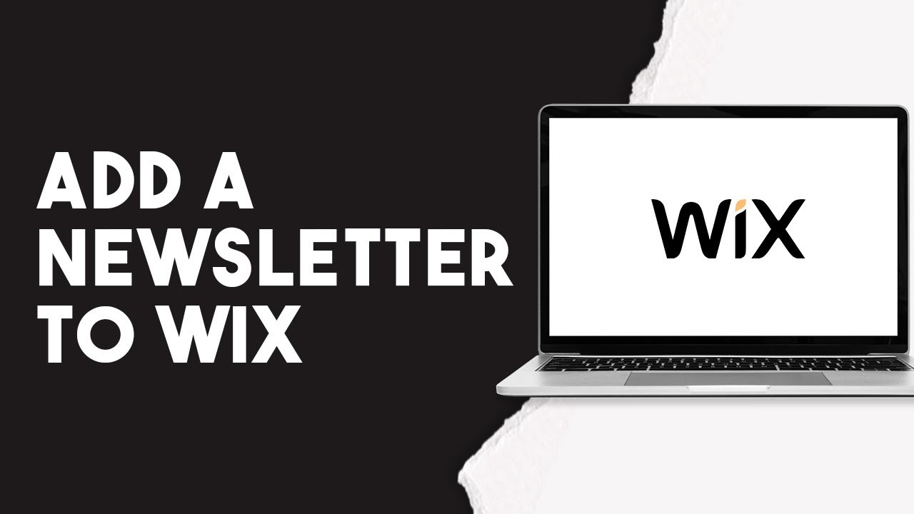 How To Add A Newsletter To Wix - YouTube