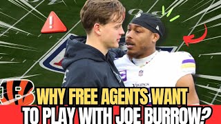 🚨FREE AGENTS  SPILL ON WHY THEY'RE EAGER TO PLAY ALONGSIDE JOE BURROW.