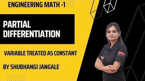 Partial Differentiation: Variable Treated As Constant- Example 1